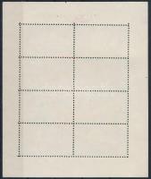 1966 Kim Bong Han enyvezés nélküli blokk, ahogy kiadásra került / Kim Bong Han block without gum, as...