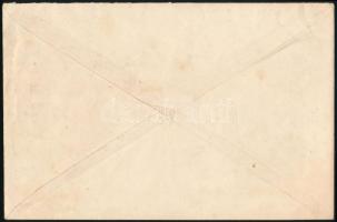 Arad 1919 Ajánlott helyi levél 7 db megszállási bélyeggel, Bodor tanúsítvánnyal / Registered local c...