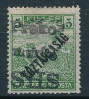 Lendvavásárhely 1919 Arató/Köztársaság 5f / private issue
Signed: Bodor