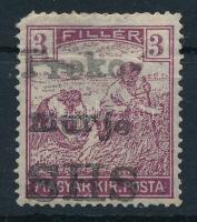 Lendvavásárhely 1919 Arató 3f / private issue (hajtott / folded)
Signed: Bodor