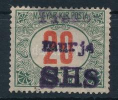 Lendvavásárhely 1919 Portó 20f / private issue
Signed: Bodor