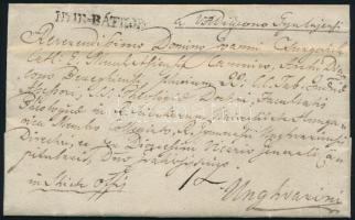 1837 Portós levél "NYÍR=BÁTHOR" - Ungvár