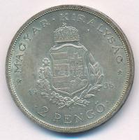 1936. 2P Ag "Liszt" T:AU,XF patina
Adamo P7.3