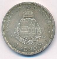 1936. 2P Ag "Liszt" T:AU,XF patina
Adamo P7.3