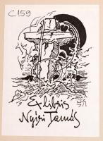 Bohus Gábor - Kalmár Zoltán: Erdő-mező gombái. Bp., 1956, Mezőgazdasági, 181+1 p.+24 (színes képtábl...