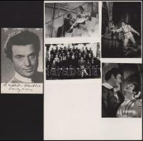 Sárdy János (1907-1969) operaénekes (Bánk Bán) aláírása az őt ábrázoló képen + 4 db vele kapcsolatos...