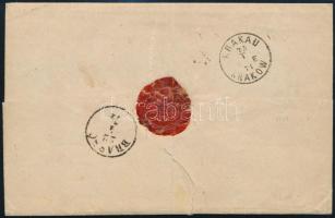 1874 Réznyomat 10kr pár ajánlott levélen Krakkóba / on registered cover to Krakow "SEPSI-SZ-GYÖ...