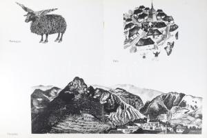 Somogyi Győző (1946-): Szitanyomatai. Készült 1980-ban 100 számozott példányban. Aláírt, számozott (...