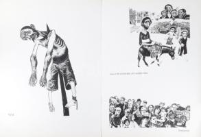 Somogyi Győző (1946-): Szitanyomatai. Készült 1980-ban 100 számozott példányban. Aláírt, számozott (...