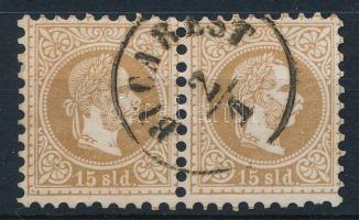 1867 15sld pár / 15sld pair "BUCAREST" (Ferchenbauer EUR 250.-)