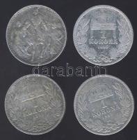 1895. 1K Ag (3x) T:3,3- + 1896. 1K Ag "Millenium" T:3