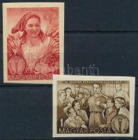 1952 Békekongresszus vágott sor (** 8.000)