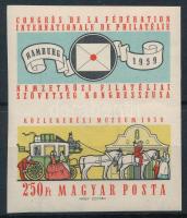 1959 FIP (II.) vágott szelvényes bélyeg (3.500)
