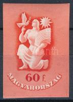 1947 Béke II. - Párizsi békeszerződés vágott bélyeg / Mi 993 imperforated stamp