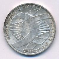 Német Szövetségi Köztársaság 1972D 10M Ag "Olimpia-München / Csomó" T:AU,XF patina
Federa...