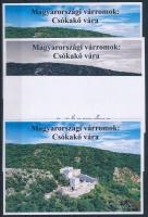 2024/07 Csókakő vára 4 darabos emlékív garnitúra (30.000)