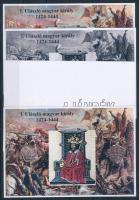 2024/10 I. Ulászló magyar király 4 db-os emlékív garnitúra (30.000)