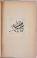 Fekete István: Hajnal Badányban. Maléter Pál ex libriszével és aláírásával! Bp., 1942, Singer és Wol...