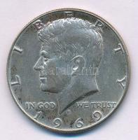 Amerikai Egyesült Államok 1969D 1/2$ Ag "Kennedy" T:XF patina
USA 1969D 1/2 Dollar Ag &qu...