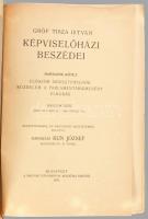 Gróf Tisza István képviselőházi beszédei II-III-IV. Bevezetéssel ellátta: Kun József. Bp., 1937, MTA...