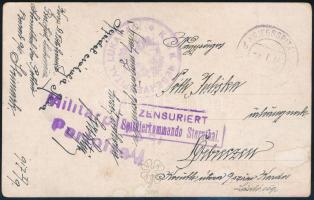 1917 Tábori posta képeslap / Field postcard "K.u.k. RESERVESPITAL LUKAVAC"