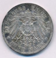 Német Birodalom / Poroszország 1913A 5M Ag "II. Vilmos" Berlin T:XF patina, ph.
German Em...