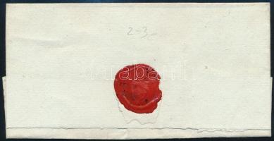 1846 Hivatalos levél / Official cover "ROSENAU"