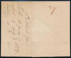 1834 Levél / cover "PESTH"