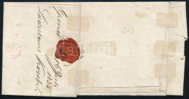 1835 Franco "v.EPERIES" - "v.CASCHAU"