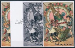 2025/01 Boldog új évet! 4 db-os emlékív garnitúra (30.000)