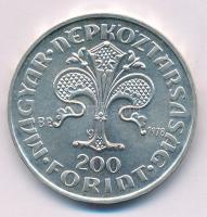 1978. 200Ft Ag "Első magyar aranyforint" T:BU
Adamo EM56