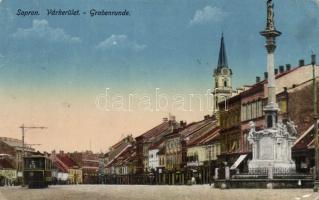 Sopron Várkerület villamossal (Rb)