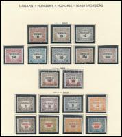 1921 Hivatalos sor 3 albumlapon / Official set