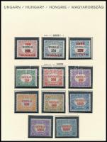 1921 Hivatalos sor 3 albumlapon / Official set