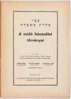 Wieder Sulem - Pollák Emánuel - Jungreisz Jakab - Blasz Ede: A zsidó házasélet törvényei. Bp., Ortho...
