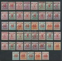 1921 Kisegítő portó sor, normál + hármaslyukasztás / Mi P 68-91 + 3 hole punching set