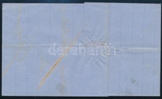 1865 3kr helyi levélen / 3kr on local cover "PESTH"