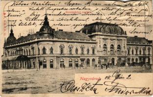1904 Nagyvárad, Oradea; Kereskedelmi csarnok, Silberstein B., Juno Ferenc, Nádor Henrik üzlete / tra...
