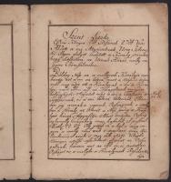 1792 Karcag, Átsi Úy Péter által a református templomban tartott prédikáció kézirata