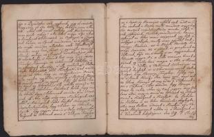 1792 Karcag, Átsi Úy Péter által a református templomban tartott prédikáció kézirata