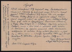 1787 Eger, Tájer György egri kanonok aláírása nyugtán