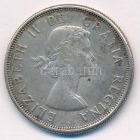 Kanada 1959. 50c Ag "II. Erzsébet" T:XF patina
Canada 1959. 50 Cents Ag "Elizabeth I...