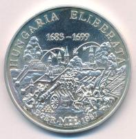 Bognár György (1944-) 1987. "Hungaria Eliberata 1683-1699 - Eger MÉE 1987" jelzett Ag emlé...