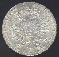 Ausztria 1780. SF Thaler Ag "Mária Terézia" újveret T:1/2