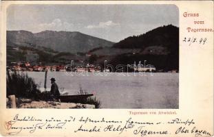 1899 Tegernsee, von Abwinkel / view