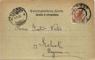1899 Trieste, Trieszt; Barcola (tiny pinhole)