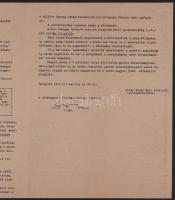 1943 A Görgey Arthur honvéd műszaki hadapród parancsnokság által kiadott körlevél a szülőkhöz