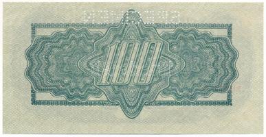 Csehszlovákia 1944. 100K "BA 172150", "SPECIMEN (MINTA)" perforációval T:XF 
Cz...