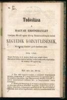 "I. Gazdászati Egyveleg."
1. "Hágó kosok, és Növények hirdetése." hn., én., nyn...