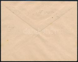 Arad 1919 10 db bélyeg címzetlen borítékon "ARAD" bélyegzéssel / 10 stamps on envelope
Si...